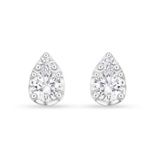 Load image into Gallery viewer, FEBF112_00 Fancy Brilliant Diamond Illusion-setting Earrings