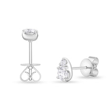 Load image into Gallery viewer, FEBF113_00 Fancy Brilliant Diamond Illusion-setting Earrings