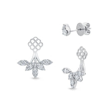 Load image into Gallery viewer, FJBF104_00 Fancy Brilliant Diamond Jacket Earrings