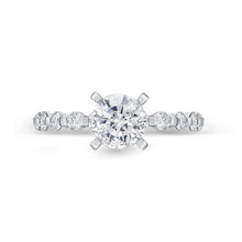 Load image into Gallery viewer, QRPP*17_00 Precious Prong Diamond Engagement Semi-Mount Ring