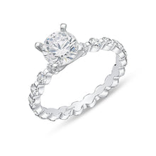 Load image into Gallery viewer, QRPP*18_00 Precious Prong Diamond Engagement Semi-Mount Ring