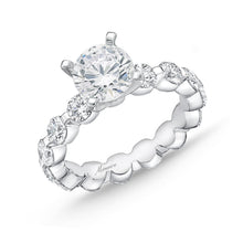 Load image into Gallery viewer, QRPP*21_00 Precious Prong Diamond Engagement Semi-Mount Ring