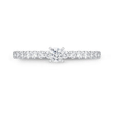Load image into Gallery viewer, QRPT*31_00 Petite Prong Diamond Engagement Semi-Mount Ring