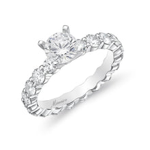 Load image into Gallery viewer, QRPT*34_00 Petite Prong Diamond Engagement Semi-Mount Ring