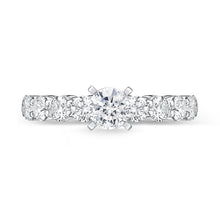 Load image into Gallery viewer, QRPT*35_00 Petite Prong Diamond Engagement Semi-Mount Ring