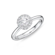 Load image into Gallery viewer, SRHA*15_00 Halo Diamond Engagement Ring