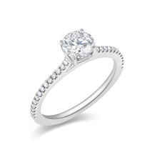 Load image into Gallery viewer, QRCS*13_00 Classics Diamond Engagement Semi-Mount Ring
