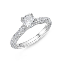 Load image into Gallery viewer, QRVG*06_00 Vintage Diamond Engagement Semi-Mount Ring
