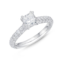 Load image into Gallery viewer, QRVG*03_00 Vintage Diamond Engagement Semi-Mount Ring
