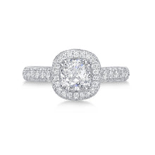Load image into Gallery viewer, QRVG*04_00 Vintage Diamond Engagement Semi-Mount Ring
