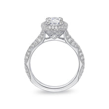 Load image into Gallery viewer, QRVG*04_00 Vintage Diamond Engagement Semi-Mount Ring
