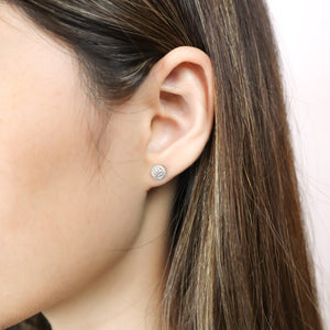 CEHA*01_00 Halo Studs Earrings