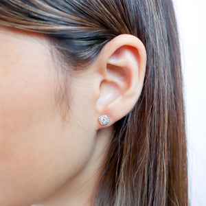 CEHA*01_00 Halo Studs Earrings