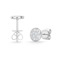 Load image into Gallery viewer, CEPV112_00 Pave Diamond Studs Earrings
