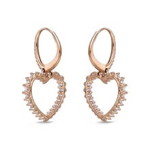 Load image into Gallery viewer, CEUB201_00 U-Basket Diamond Dangling Earrings
