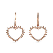 Load image into Gallery viewer, CEUB201_00 U-Basket Diamond Dangling Earrings
