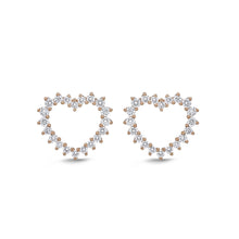 Load image into Gallery viewer, CEUB203_00 U-Basket Diamond Studs Earrings
