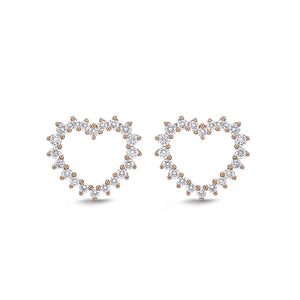 CEUB203_00 U-Basket Diamond Studs Earrings