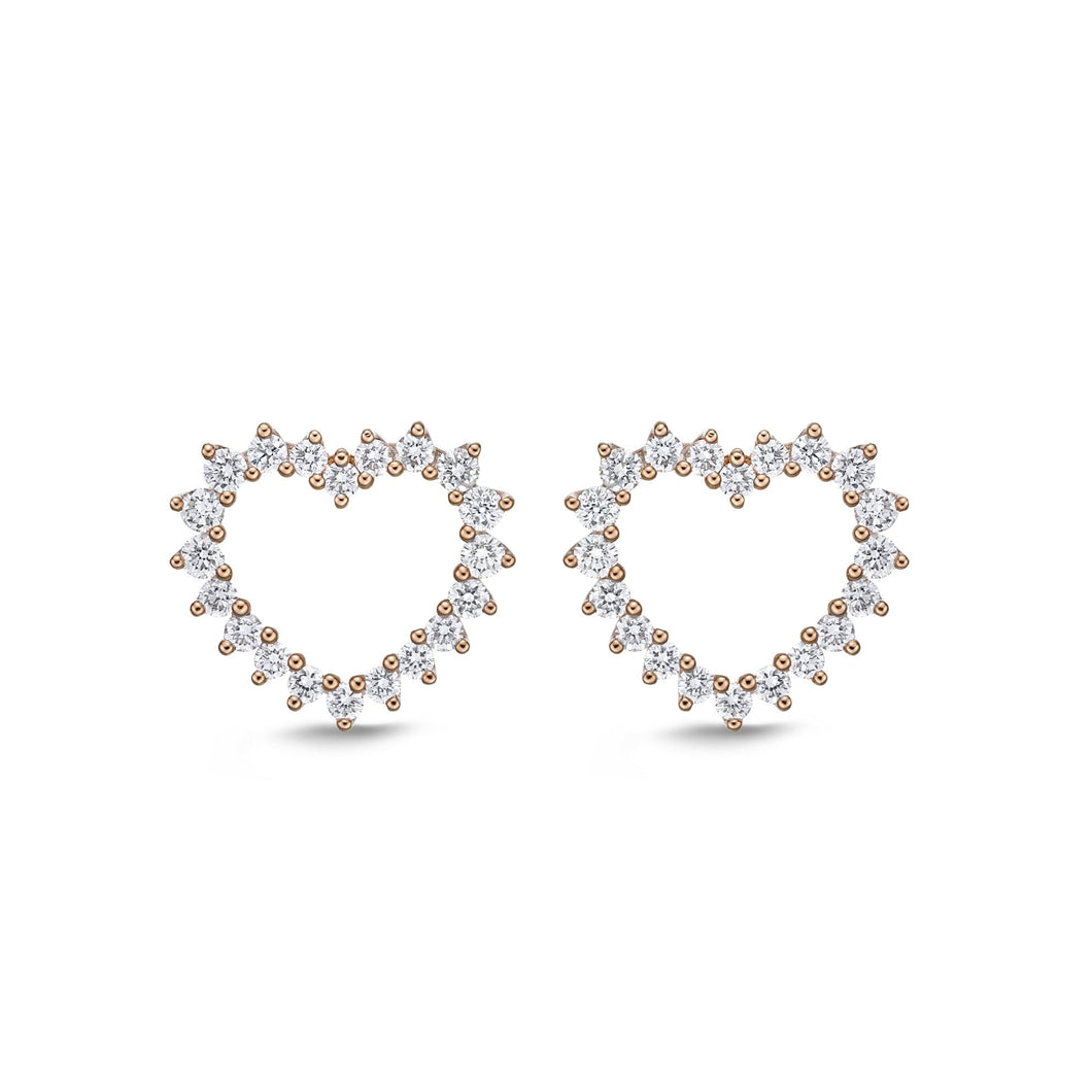 CEUB203_00 U-Basket Diamond Studs Earrings