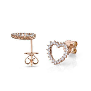 CEUB203_00 U-Basket Diamond Studs Earrings