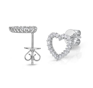 CEUB207_00 U-Basket Diamond Studs Earrings