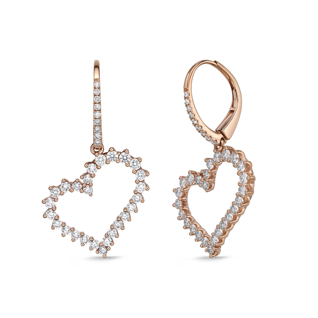 CEUB209_00 U-Basket Diamond Dangling Earrings