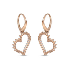 Load image into Gallery viewer, CEUB209_00 U-Basket Diamond Dangling Earrings
