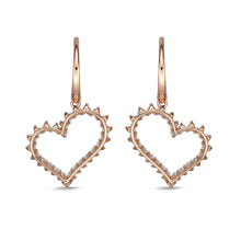 Load image into Gallery viewer, CEUB209_00 U-Basket Diamond Dangling Earrings
