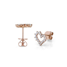 Load image into Gallery viewer, CEUB211_00 U-Basket Diamond Studs Earrings
