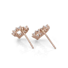 Load image into Gallery viewer, CEUB211_00 U-Basket Diamond Studs Earrings
