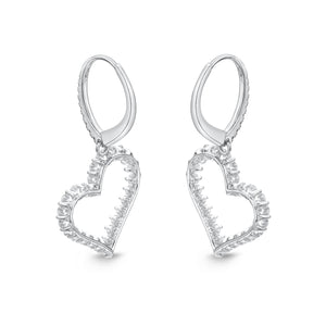 CEUB213_00 U-Basket Diamond Dangling Earrings