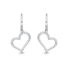 Load image into Gallery viewer, CEUB213_00 U-Basket Diamond Dangling Earrings
