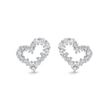 Load image into Gallery viewer, CEUB215_00 U-Basket Diamond Studs Earrings
