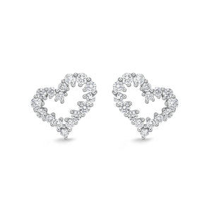 CEUB215_00 U-Basket Diamond Studs Earrings