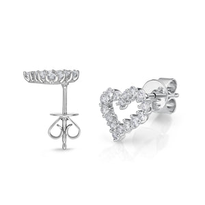 CEUB215_00 U-Basket Diamond Studs Earrings