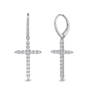 CEUB217_00 U-Basket Diamond Dangling Earrings