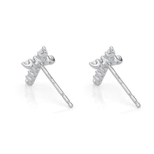 Load image into Gallery viewer, CEUB220_00 U-Basket Diamond Studs Earrings
