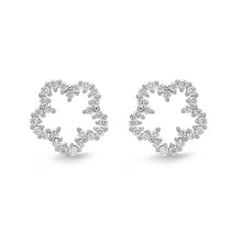 Load image into Gallery viewer, CEUB222_00 U-Basket Diamond Studs Earrings
