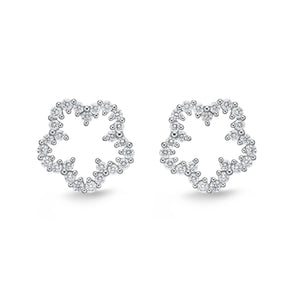 CEUB222_00 U-Basket Diamond Studs Earrings