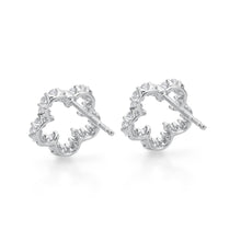 Load image into Gallery viewer, CEUB222_00 U-Basket Diamond Studs Earrings
