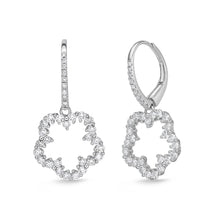 Load image into Gallery viewer, CEUB224_00 U-Basket Diamond Dangling Earrings
