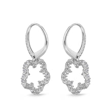 Load image into Gallery viewer, CEUB224_00 U-Basket Diamond Dangling Earrings
