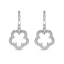 Load image into Gallery viewer, CEUB224_00 U-Basket Diamond Dangling Earrings
