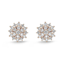 Load image into Gallery viewer, CEUB226_00 U-Basket Diamond Studs Earrings
