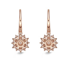 Load image into Gallery viewer, CEUB228_00 U-Basket Diamond Dangling Earrings
