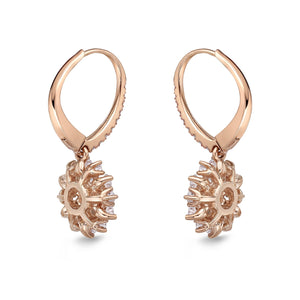 CEUB228_00 U-Basket Diamond Dangling Earrings