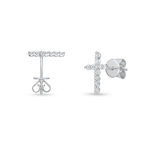 CEUB233_00 U-Basket Diamond Studs Earrings