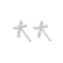 Load image into Gallery viewer, CEUB233_00 U-Basket Diamond Studs Earrings
