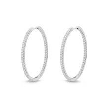 Load image into Gallery viewer, CHHO126_00 Hoops &amp; Huggies Diamond Hoops
