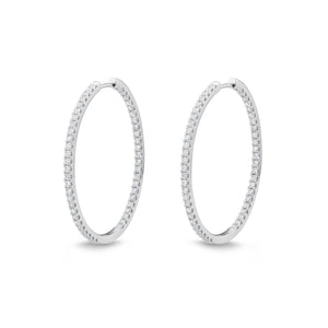 CHHO126_00 Hoops & Huggies Diamond Hoops